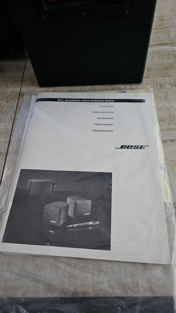 Bose home theater speakers Acoustimass Series 3