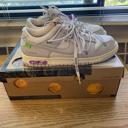 Off White Dunk Lot 3 Of 50 Size 9.5