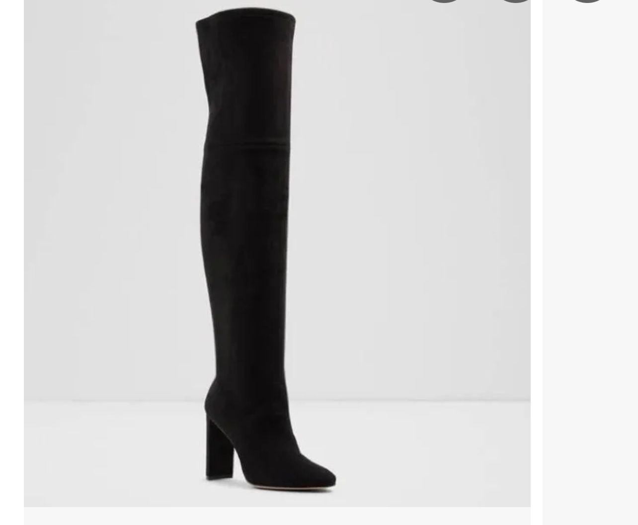 Black Suede Aldo Boots