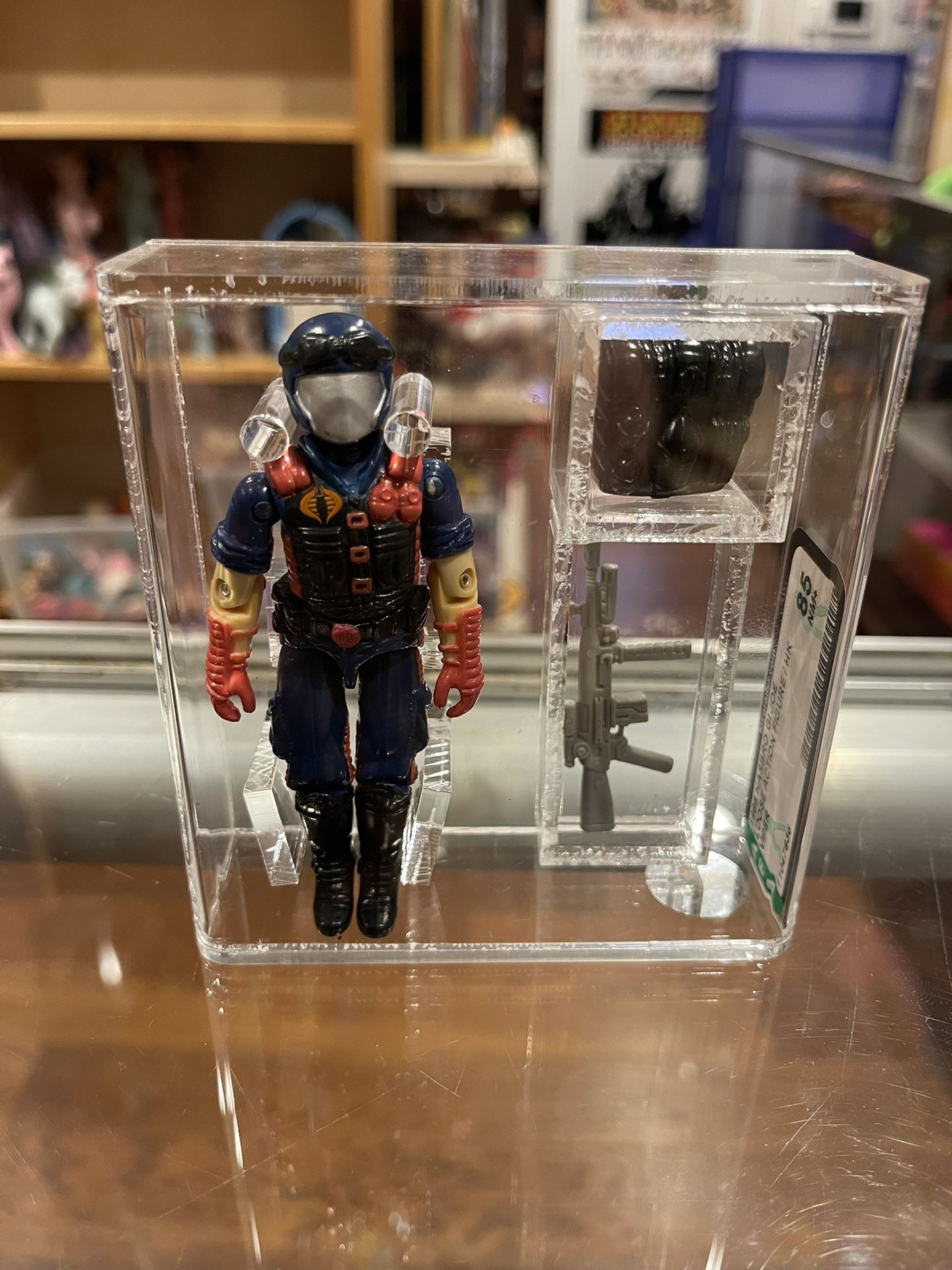 Vintage Hasbro G.I. Joe 1986 Viper Graded AFA 85.