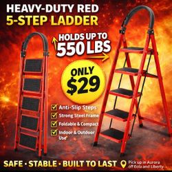 Heavy Duty Step Ladder Only $29