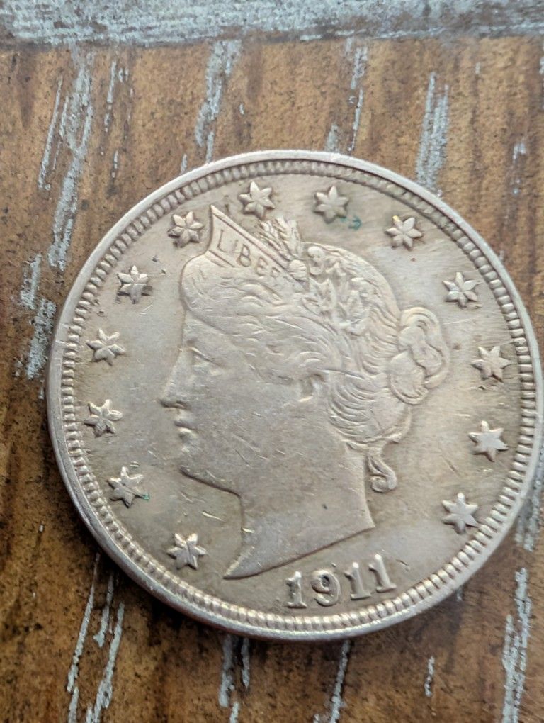 High Grade 1911 Liberty V Nickel Coin