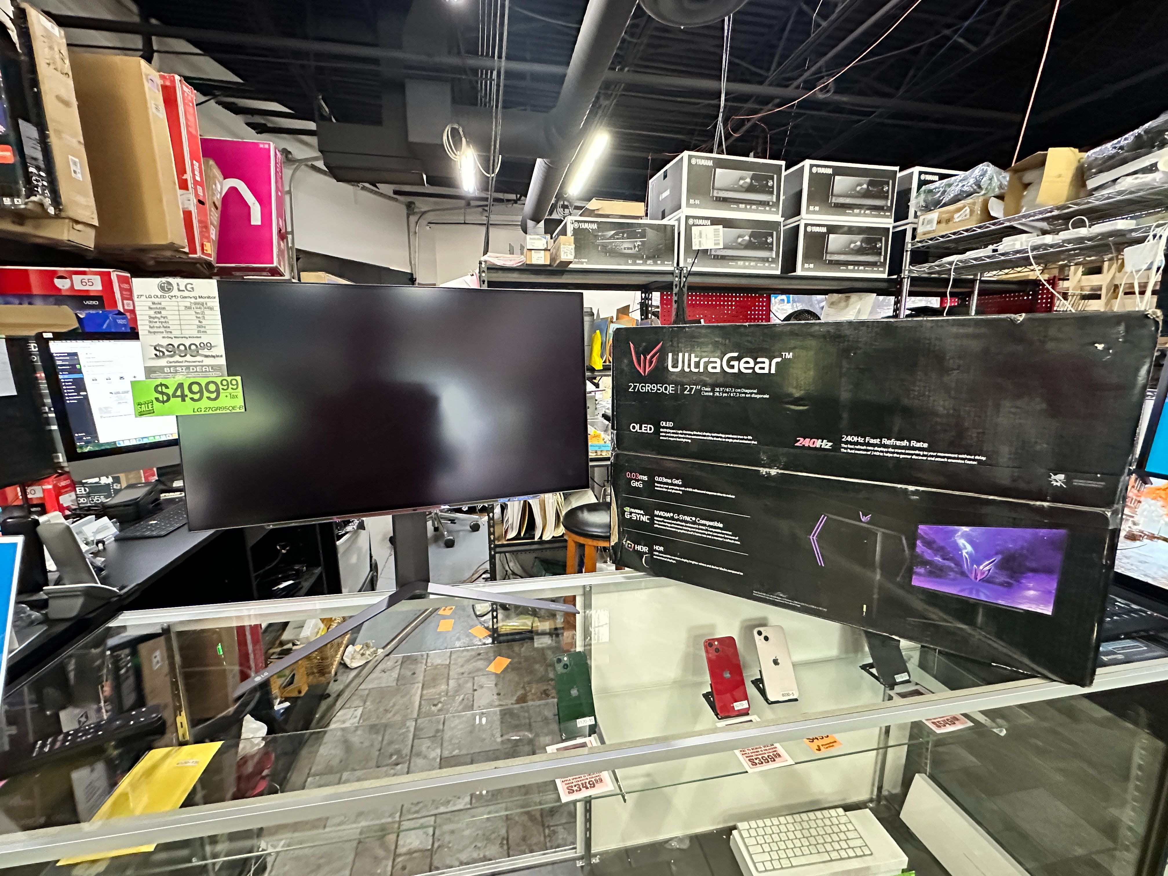 📺 💰🚨HUGE MONITOR SALE 27" LG UltraGear™ OLED Gaming Monitor QHD 1440P 27GR95QE-B