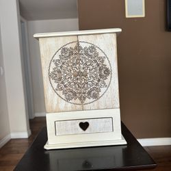 Wooden Jewelry Cabinet