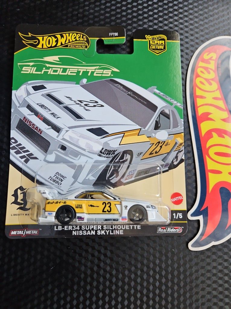 Hot Wheels Premium Silhouettes LB-ER34 Super Silhouette Nissan Skyline 