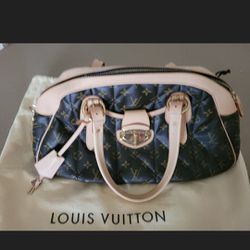 Authentic Louis Vuitton Bowling Bag in Monogram Etoile