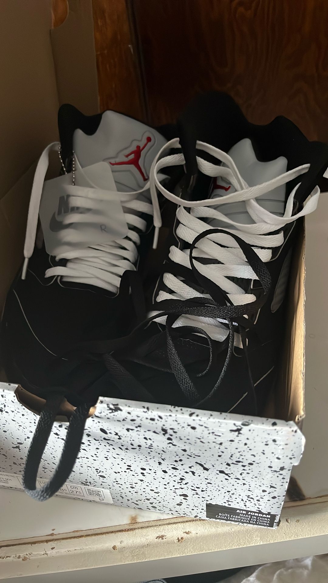 Jordan 5s Black Metallica