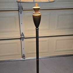 60" Golden Bronze Floor Lamp