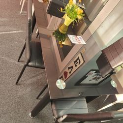 DINING TABLE WITH 4 CHAIRS 