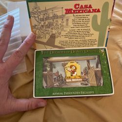 limited edition Disney Annual Passholder pin commemorating the Casa Mexicana restaurant