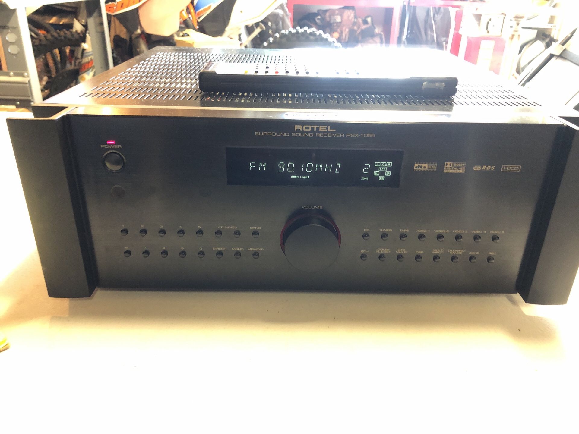 Rotel RSX1055 surround sound receiver 18 channels and a ton of options