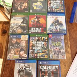 PS4 and Xbox one games