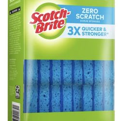Scotch-Brite Zero Scratch Sponge, 24-count