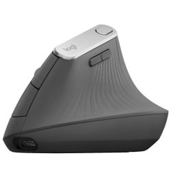 Logitech - MX Vertical Wireless Optical Mouse - Graphite