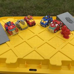 Rescue bots Academy Drag And Release Cars Set