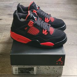 Red Thunder Jordan 4 Size 5y