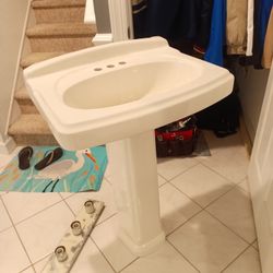 American Standard Pedestal Sink - Pristine Condition