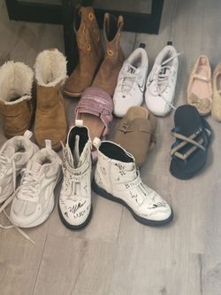 Girls shoes  size 1 and 2