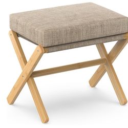 Foldable Foot Stool Ottoman - Brand New (In Box)