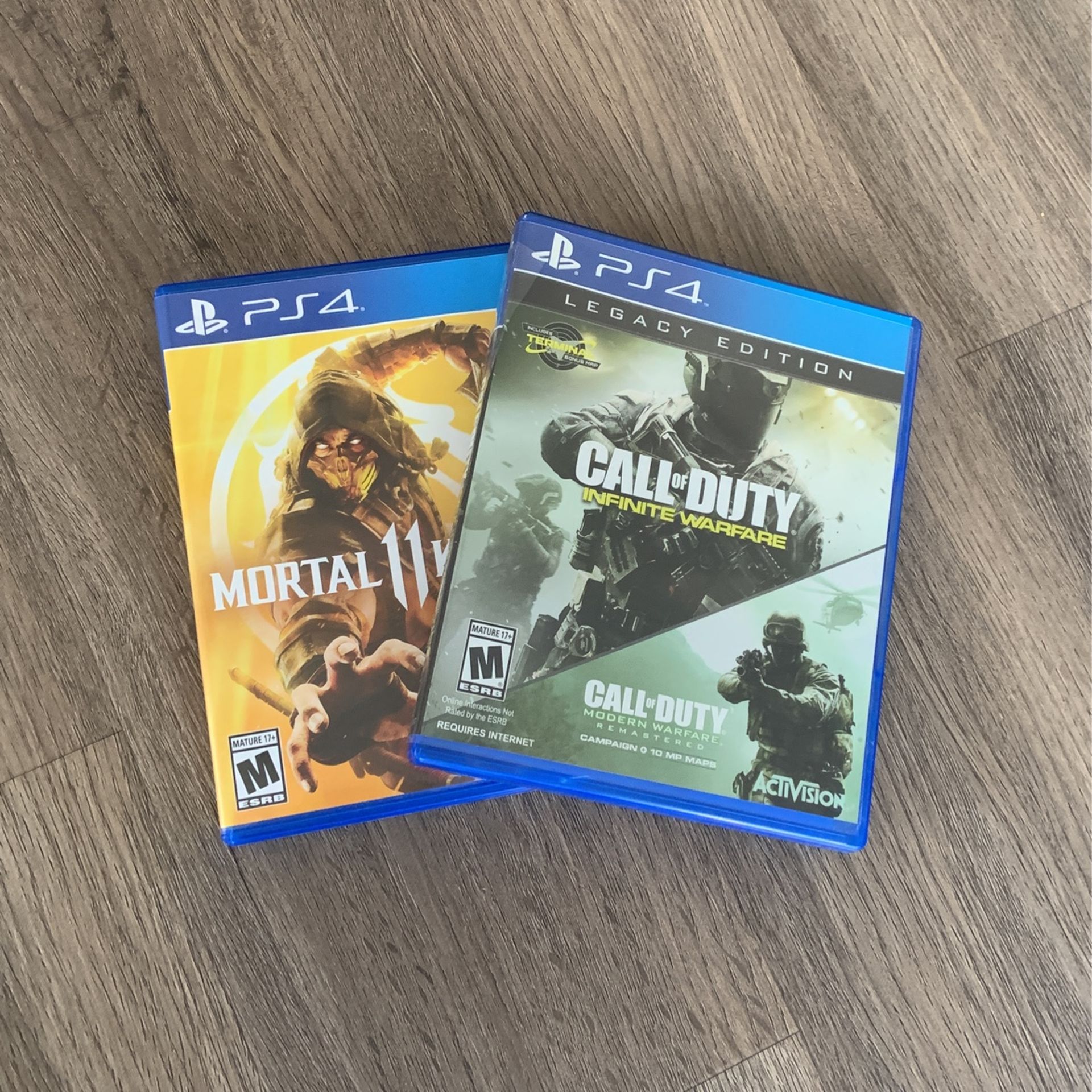PS4 Games Call Of Duty, Mortal Kombat II 