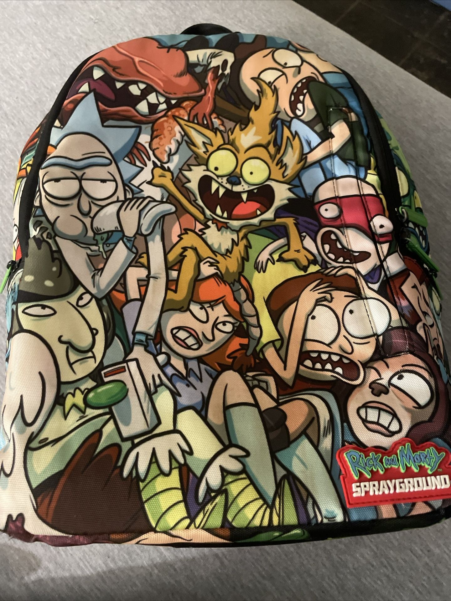 Spraygrounds Rick And Morty Backpack