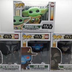 Funko Pop Book Of Boba Fett Lot