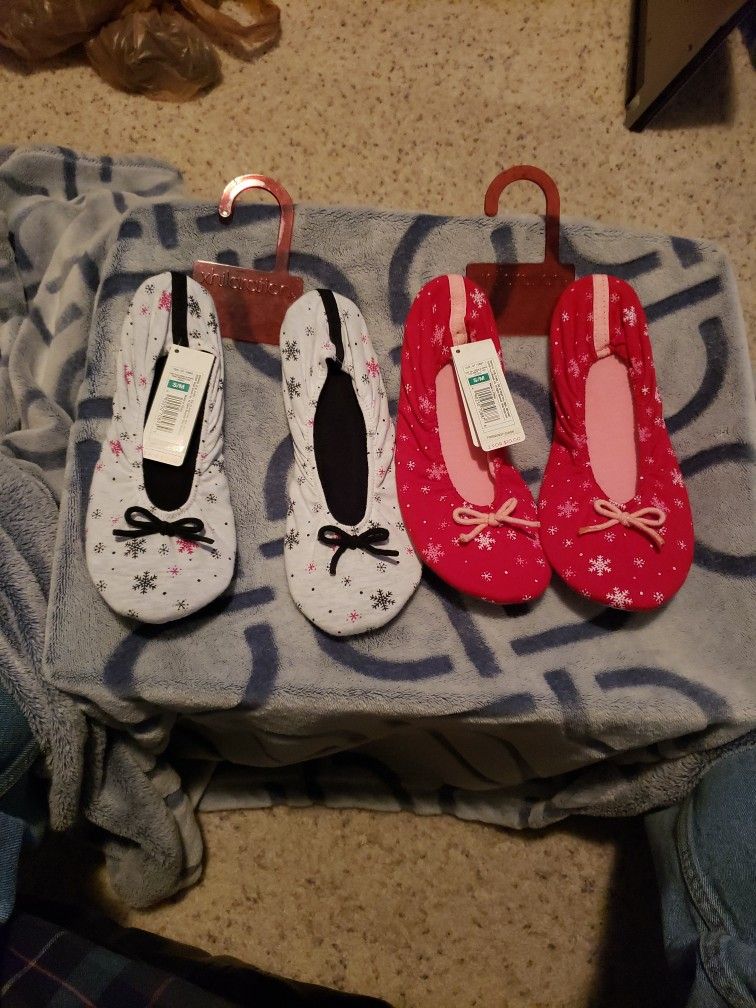 Exhilaration Knitted Ballerina Slippers