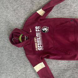 Florida State University Hoodie – Red, Size Large