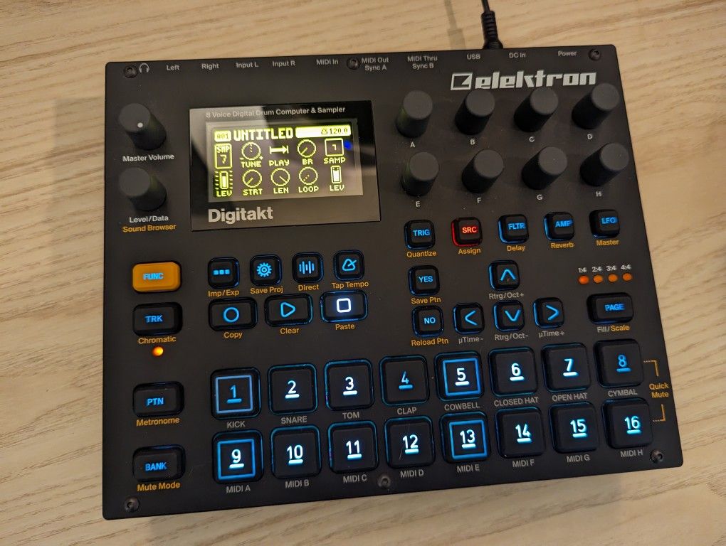 Elektron Digitakt Drum Machine & Sampler