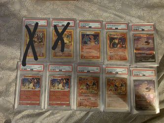 Pokemon Psa Slabs Charizard 