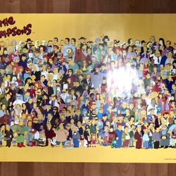 The Simpsons Full Cast Poster