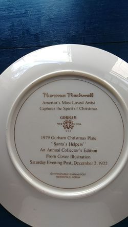 Norman Rockwell collectors plate