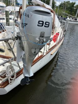 Honda 9.9 and dingy