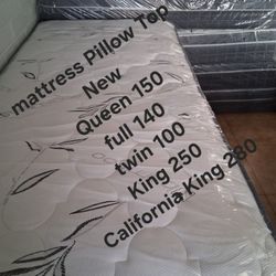 Mattress Pillow Top New 