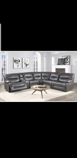 AVAILABLE POWER RECLINER SECTIONAL SOFA $53 DOWN PAYMENT
