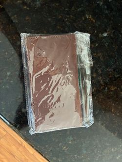 Brown real Leather Bifold Wallet