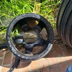 2 Dune Buggie Wheels  Bead Locks VW Pattern 