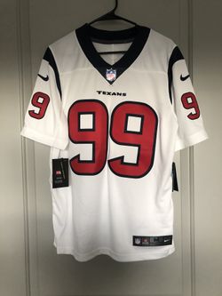 JJ Watt Jersey Houston Texans Nike Mens size Medium White On Field Stitched Jersey