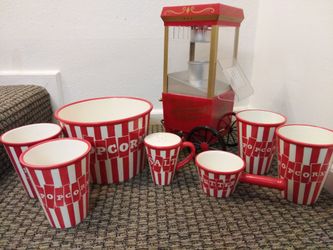 PopCorn Maker & Bowl Set