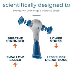 Natural Breathing Exerciser Trainer For Drug-Free Respiratory Therapy │ Breathe Easier with Stronger Lungs │