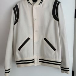 Saint Laurent Teddy Bomber Jacket Size 52 New