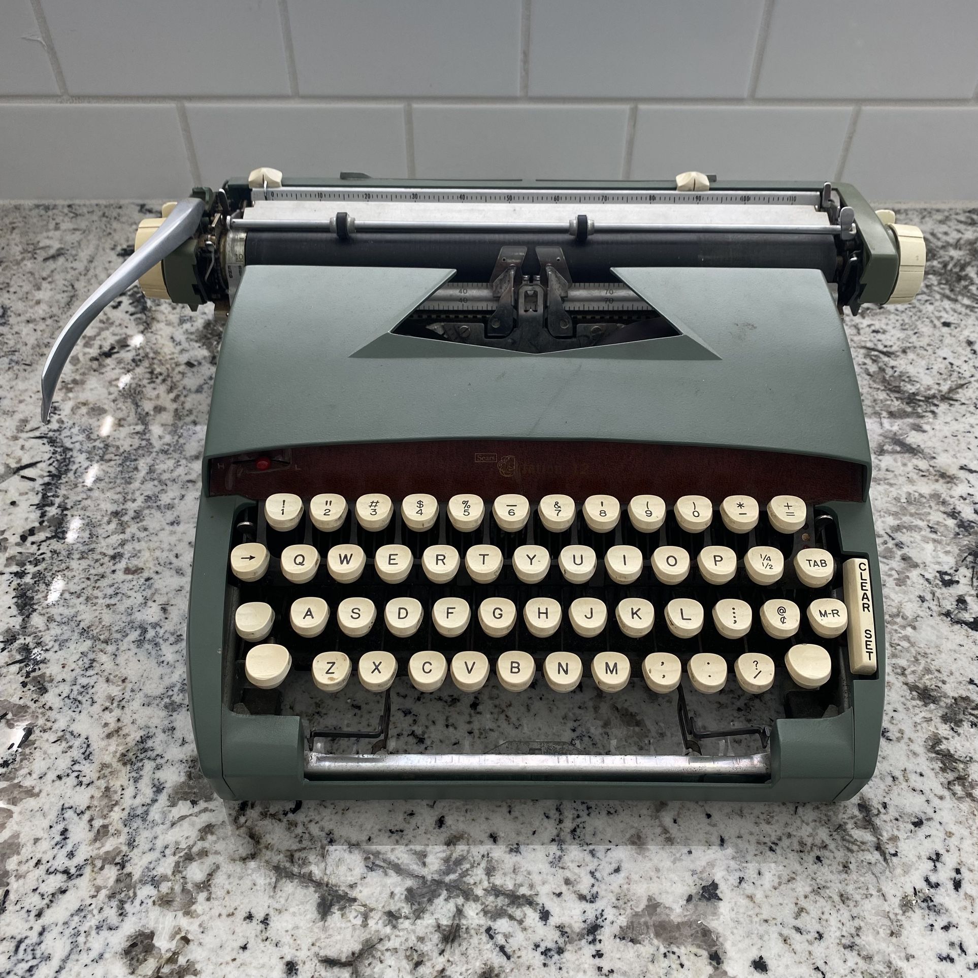 Vintage Sears Citation 12 Portable Typewriter