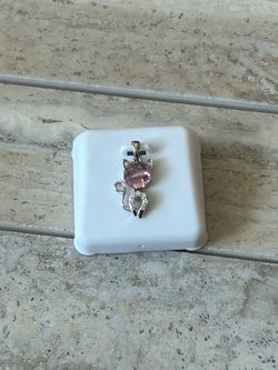 Moissanite Cat Pendant
