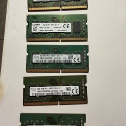 DDR4 Laptop Memory Lot Sodimm Read Description