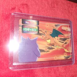 Charizard Vs Gengar 90s Pokemon Card Topsun Top Pocket Monsters No. 006 Japan