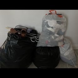 Bags Of Clothes And Shoes 