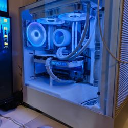 All White Gaming Pc With 4060ti, AMD Ryzen 5 7600x, 32 GB Ddr5 6000mhz Ram.
