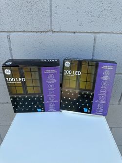 2 packs of New GE 100 LED Netstyle lights