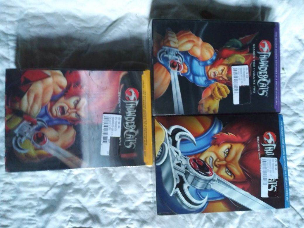 ThunderCats season 1 volume 1 2 and 3 brand new unopened Package