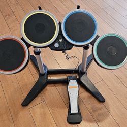 Rock Band 4 Wireless Drumset  91162 For Xbox One w/ Drum Pedal
